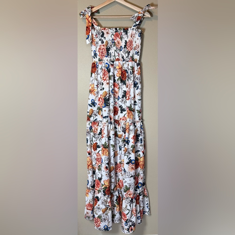 AGUA BENDITA Lucery Numen Floral Maxi Dress Size Medium - Picture 2 of 5